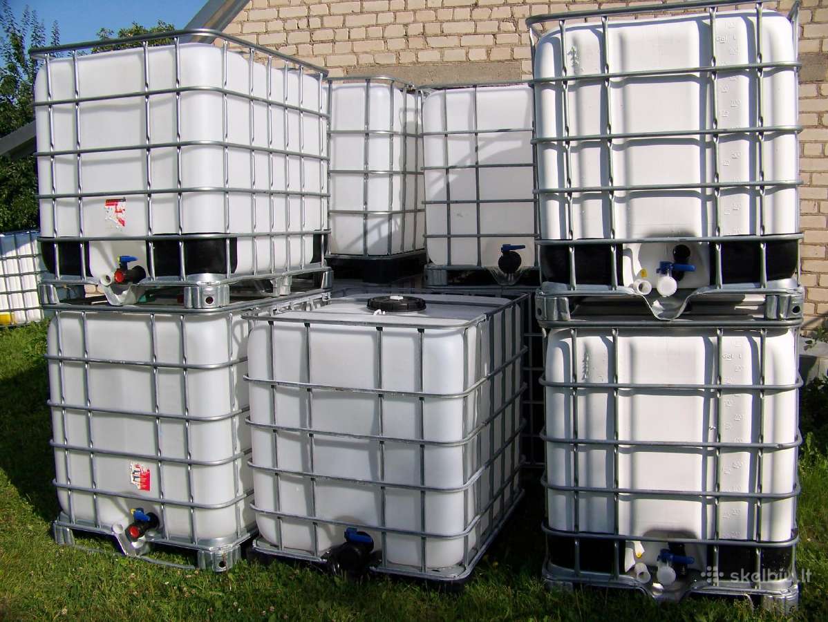 Talpos ibc konteineriai bačkos 1000 litrų - nuotraukos Nr. 2