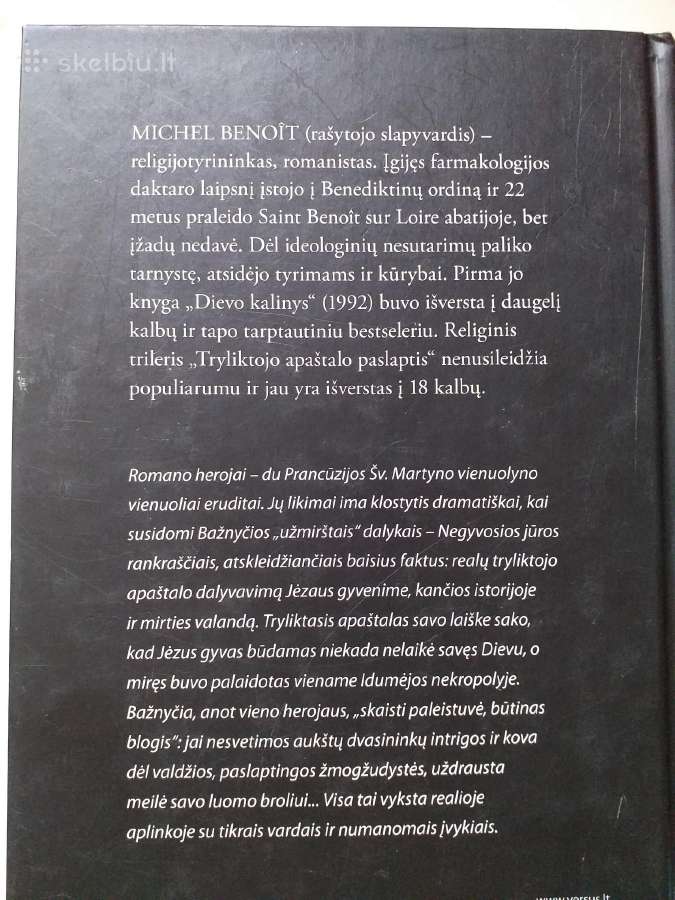 M. Benoit. Tryliktojo apaštalo paslaptis - nuotraukos Nr. 2
