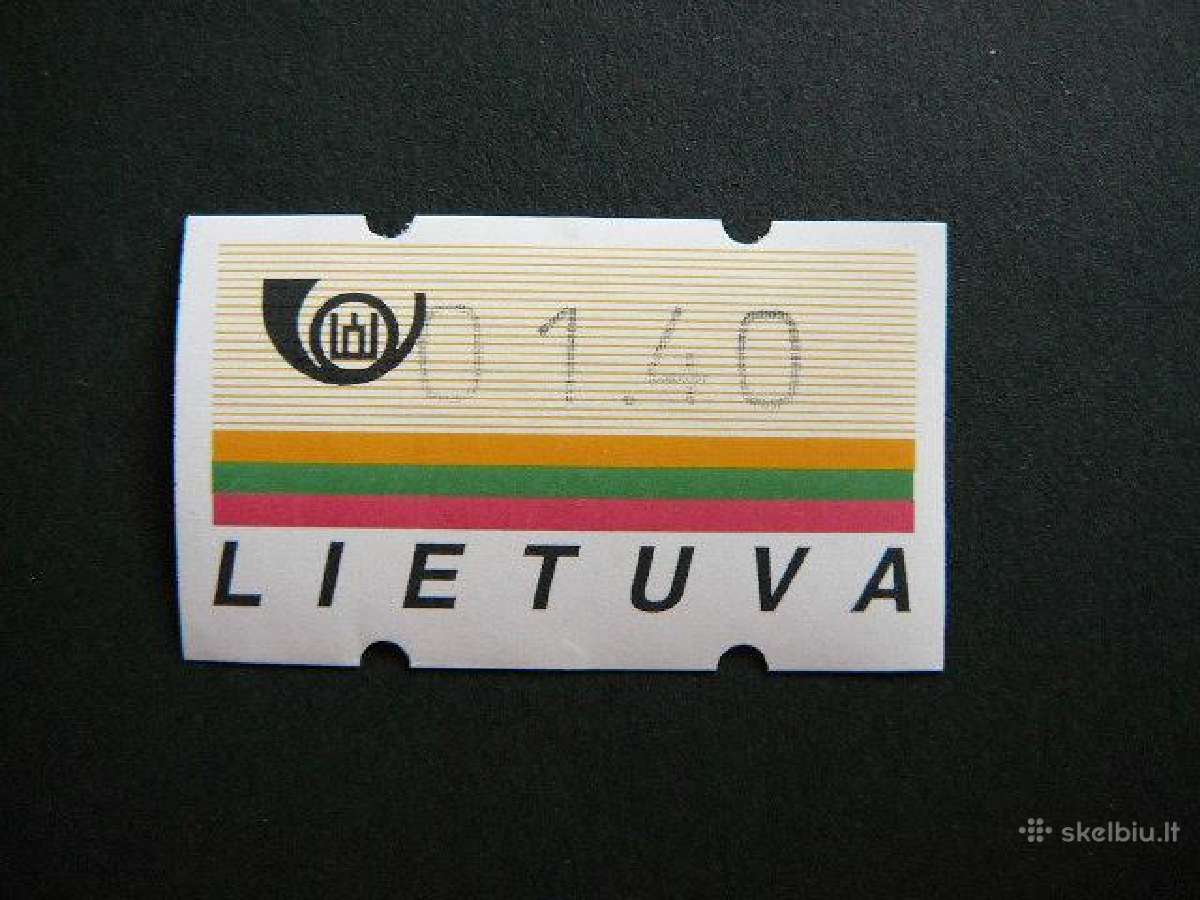 Lietuva 1995 Pasto automatu zenklai (atm) sv951