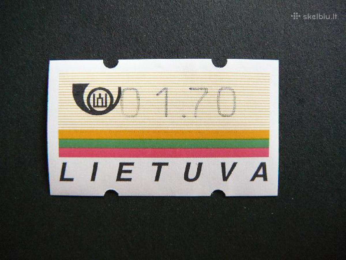 Lietuva 1995 Pasto automatu zenklai (atm) sv953