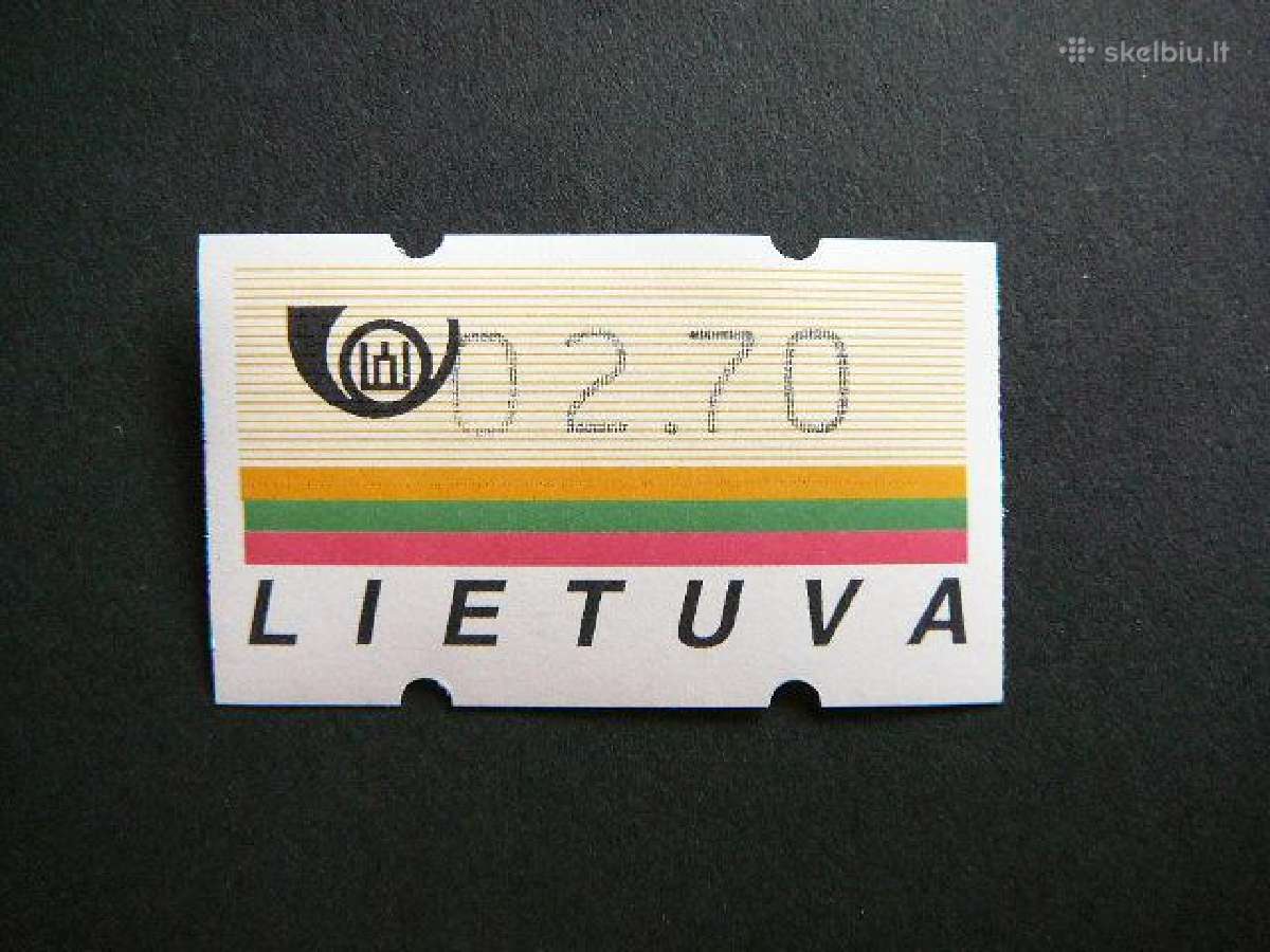 Lietuva 1995 Pasto automatu zenklai (atm) sv9510