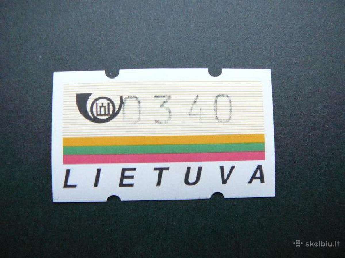 Lietuva 1995 Pasto automatu zenklai (atm) sv9517