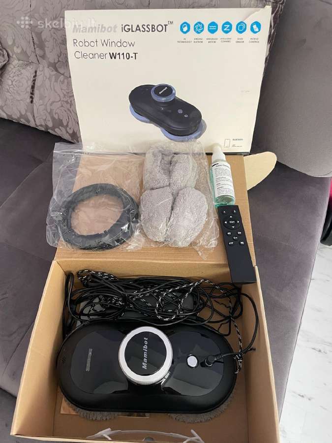 Langų valymo robotas Mamibot iglassbot W110-t, Juo