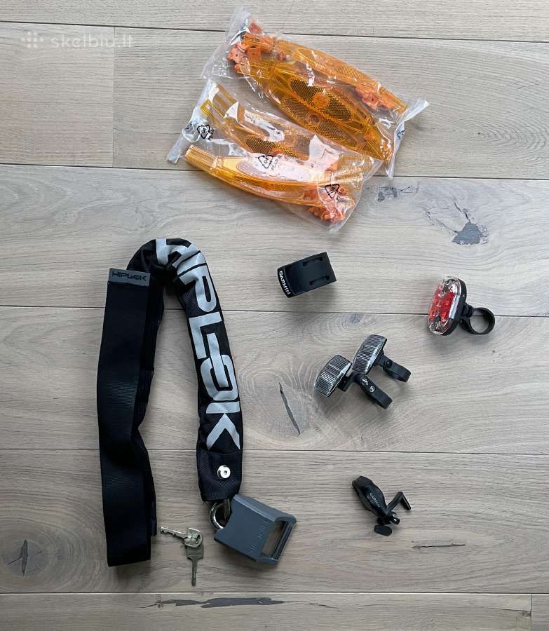 Dviracio atsvaitai, matuokliai, laikikliai, Garmin