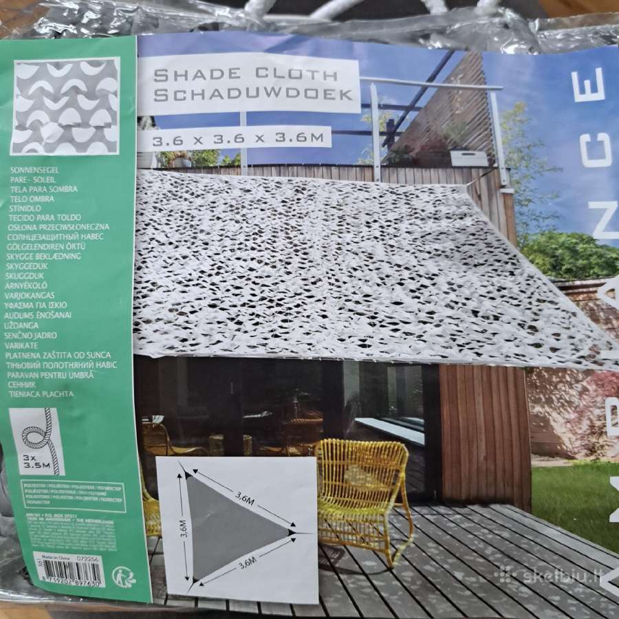 Uždangalas pavėsiui nuo saulės