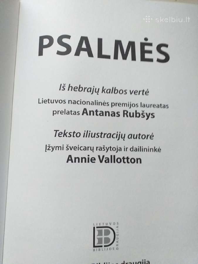 Psalmynas. Psalmės (labai didelis šriftas) - nuotraukos Nr. 2