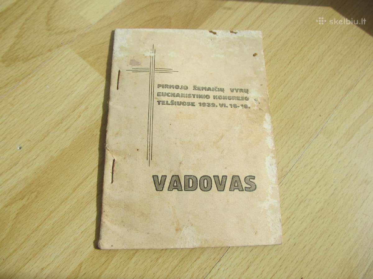 Eucharistinio kongreso Telšiuose vadovas , 1939