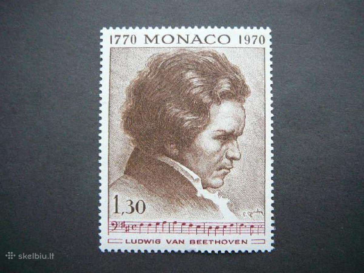 Muzika L.van Bethovenas Monakas 1970 Mnh mn992