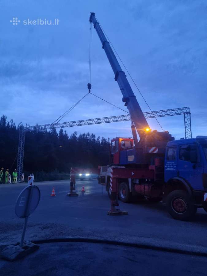 Autokrano paslaugos, automobilinio krano nuoma. - nuotraukos Nr. 10