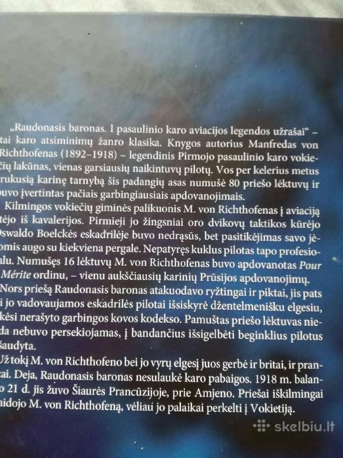 M.v.richtenhofen Raudonasis baronas 2017 - nuotraukos Nr. 2