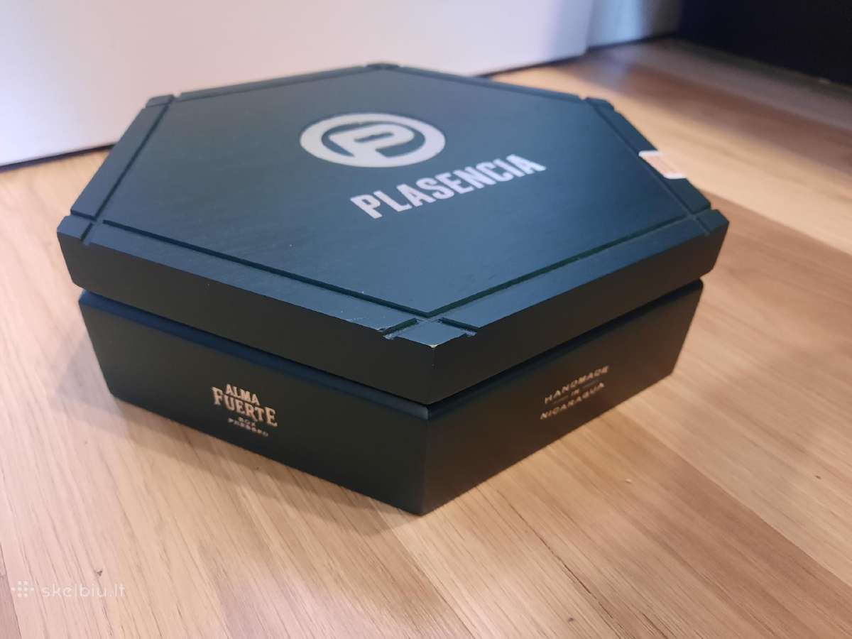 55. Cigarų dėžė Plasencia šešiakampė - nuotraukos Nr. 3