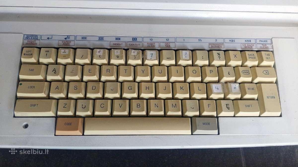 Canon Es 3-II U070 elektrinė spausdinimo mašinėlė - nuotraukos Nr. 3