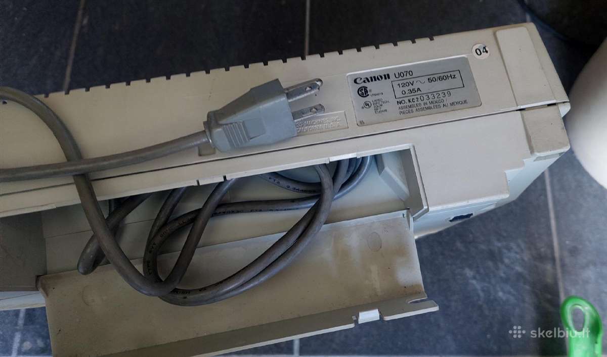 Canon Es 3-II U070 elektrinė spausdinimo mašinėlė - nuotraukos Nr. 5
