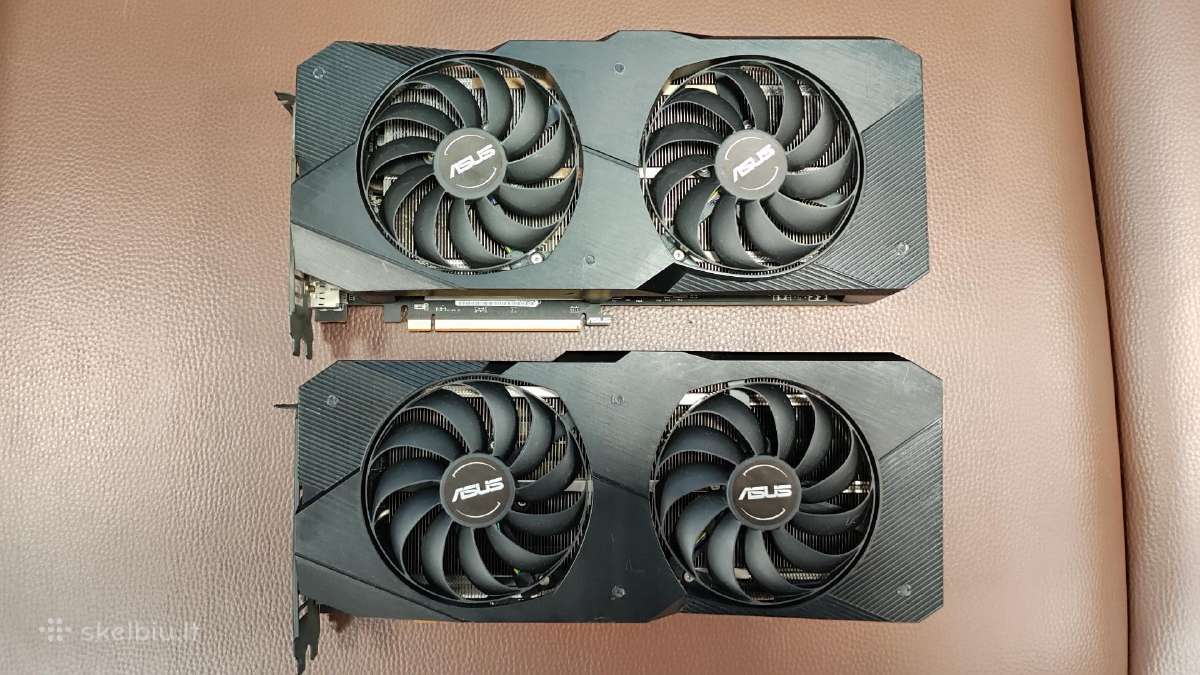 Asus Dual Rx 5700 XT EVO Oc 8gb kaip Rtx 3060 - Skelbiu.lt