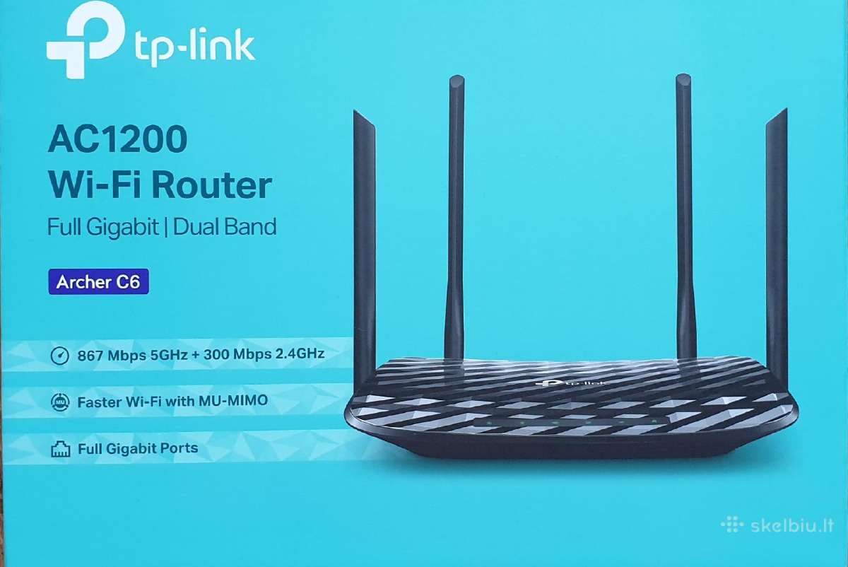 Tp-link Ac1200 Wi-fi Router - Skelbiu.lt