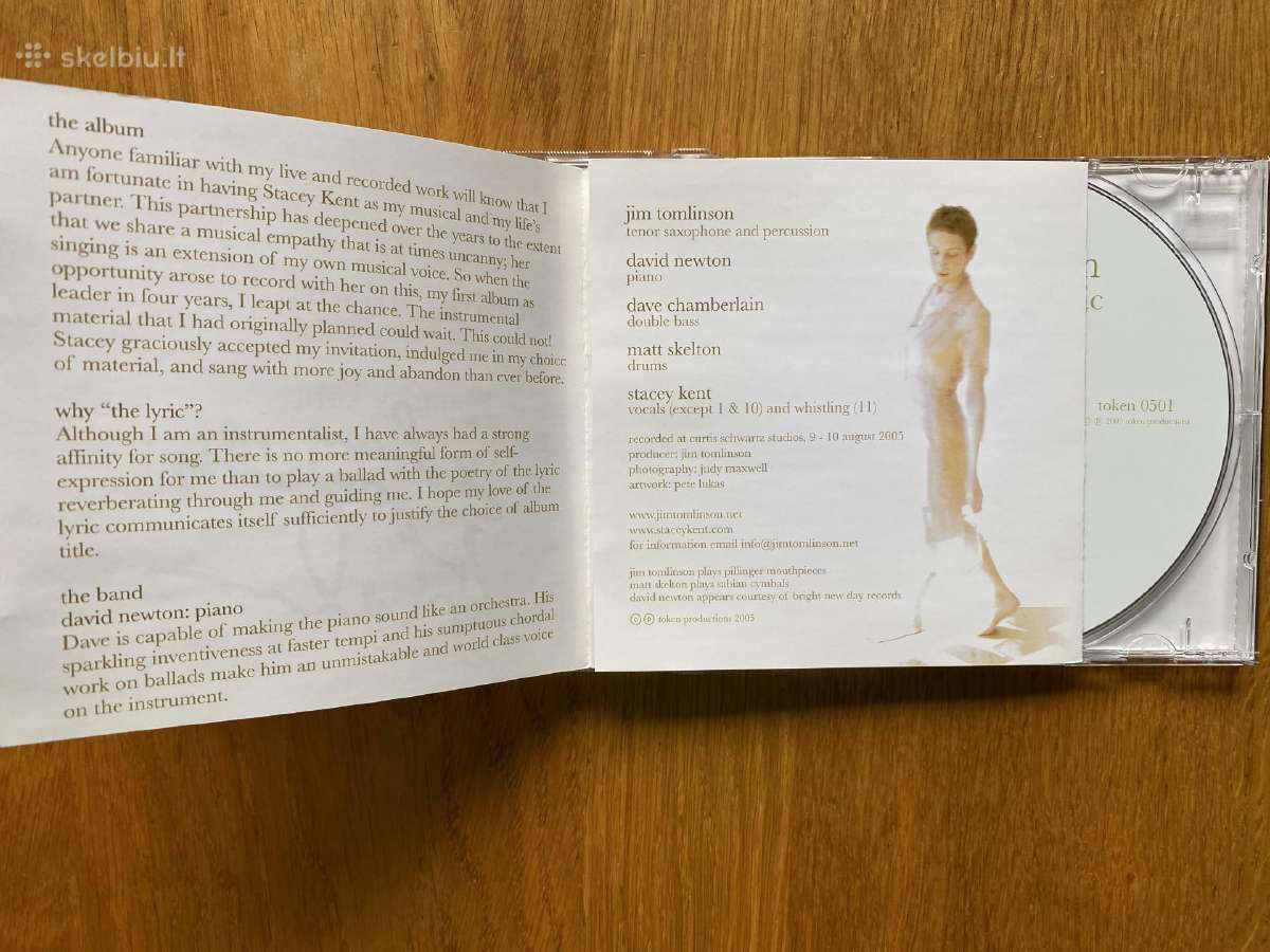 Originalus Jim Tomlinson CD , " The Lyric " - nuotraukos Nr. 4