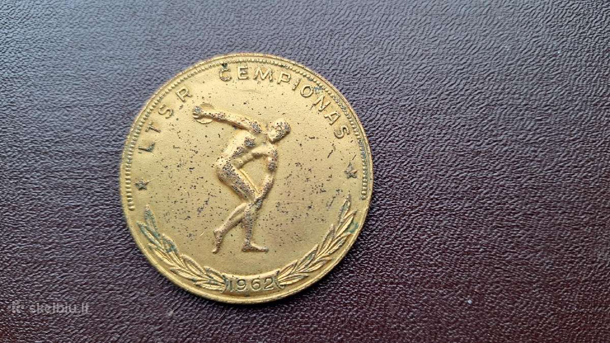 Medalis Ltsr čempionas 1962 - nuotraukos Nr. 2