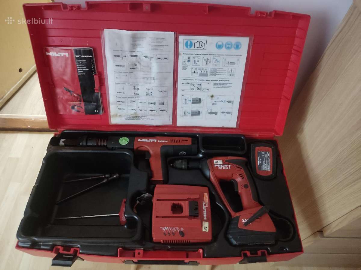 Parduodamas naudotas Hilti X-bt rinkinys