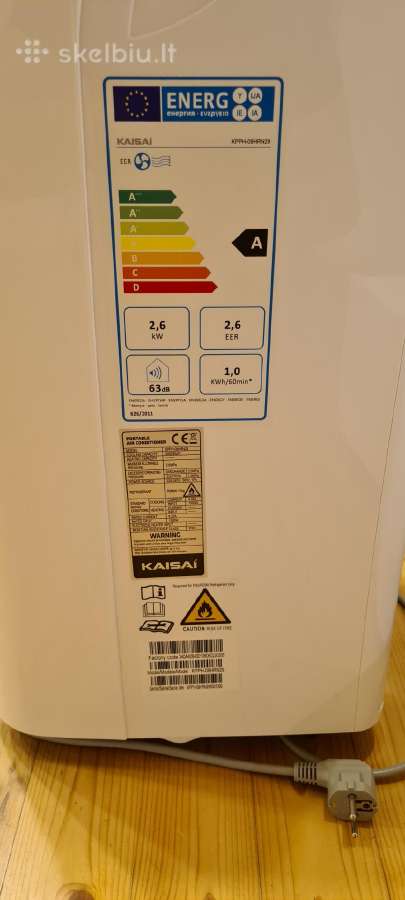 Kaisai 2,6kw mobilus kondicionierius - nuotraukos Nr. 4