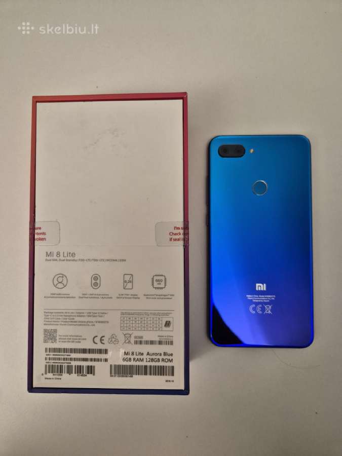 Xiaomi Mi 8 Lite 128gb/6gb - nuotraukos Nr. 2
