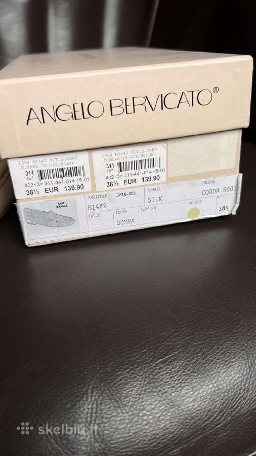 Loaferai Angelo Bervicato 38 dydžio - nuotraukos Nr. 7
