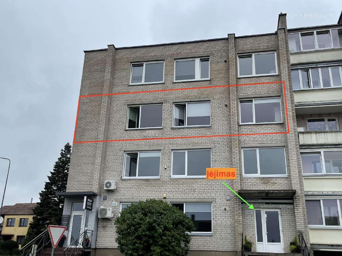 Patalpos Telšiuose su vaizdu į miestą - nuotraukos Nr. 10
