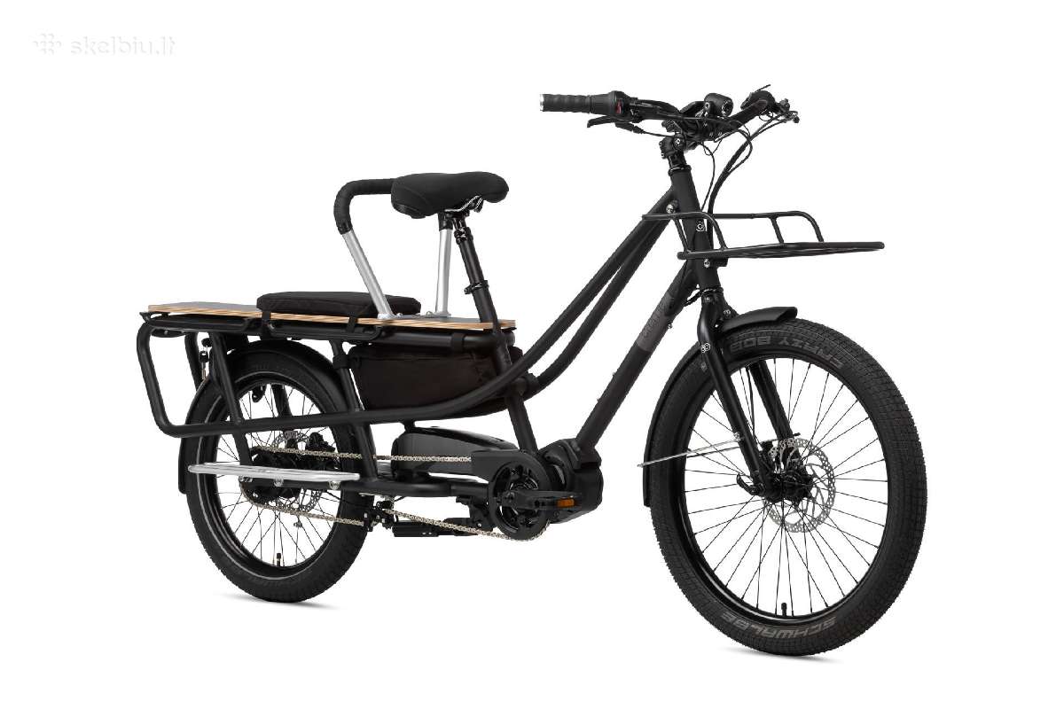 Creme Happy Wagon 504 Wh elektrinis cargo dviratis - nuotraukos Nr. 2
