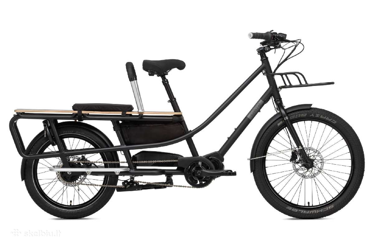 Creme Happy Wagon 504 Wh elektrinis cargo dviratis