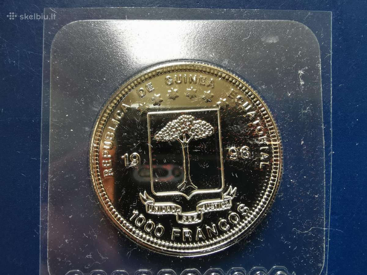 Ekvatorinė Gvineja 1996 1000 francs - nuotraukos Nr. 2