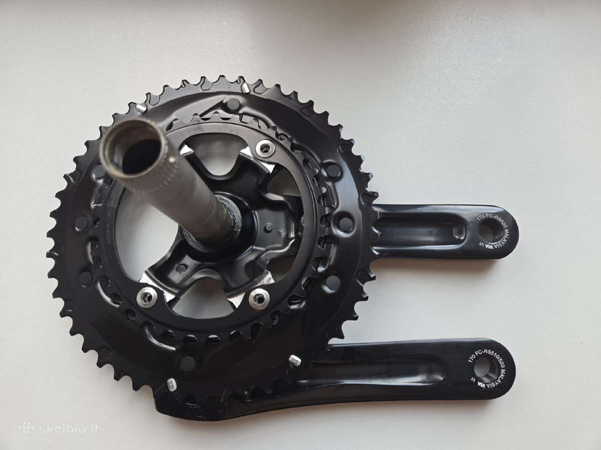 Crankset Shimano 105 Fc-rs520 - 2x12-speed - nuotraukos Nr. 8