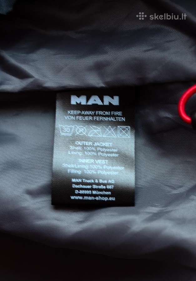 Man Truck Lion Vyriška Striukė - nuotraukos Nr. 6