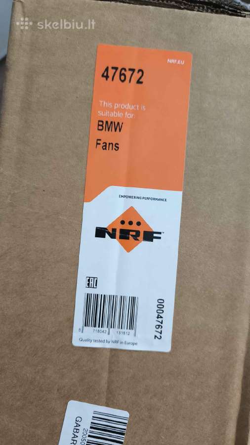 Bmw Radiatoriaus ventiliatorius Nrf 47672 - nuotraukos Nr. 6