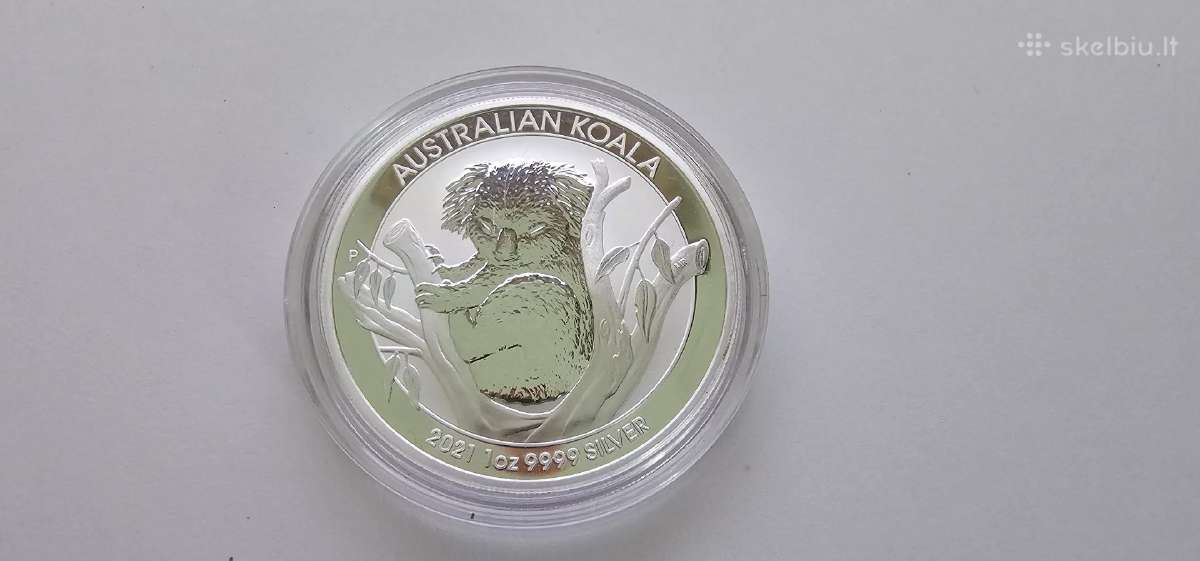 2021 1 oz Australija Koala - nuotraukos Nr. 3