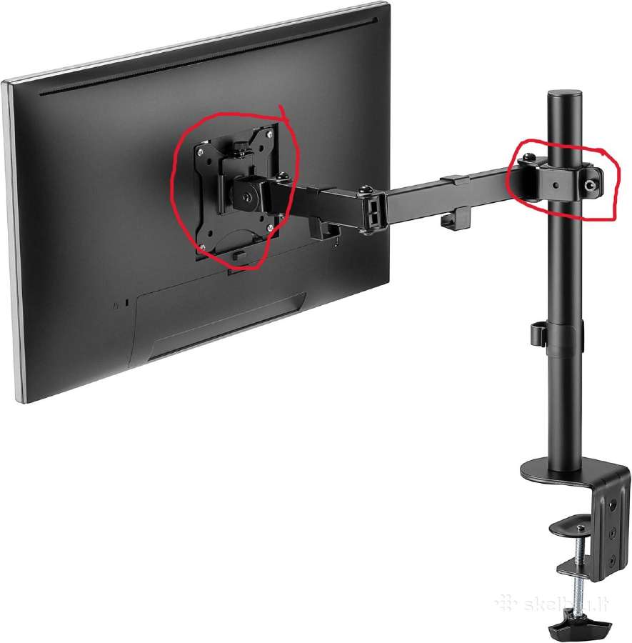 Monitoriaus universalus stovas adapteriai - nuotraukos Nr. 4