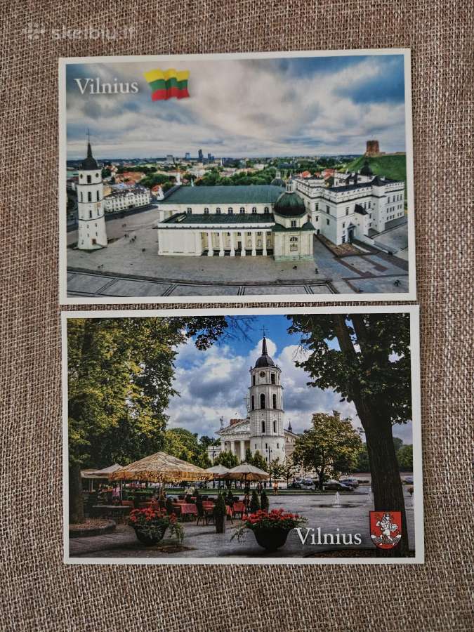 Vilniaus atvirutės dvi naujos