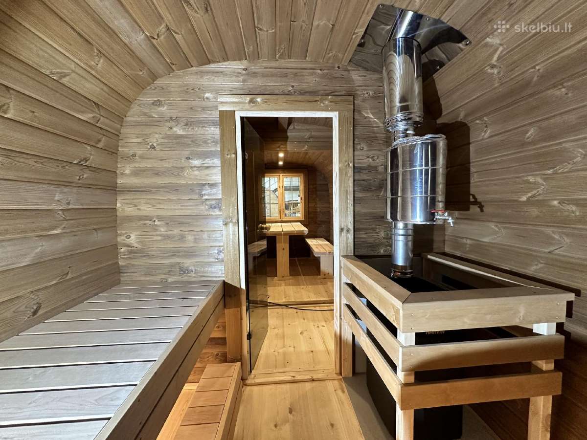 Lauko pirtis- kvadratinė sauna 6m ilgio - nuotraukos Nr. 18