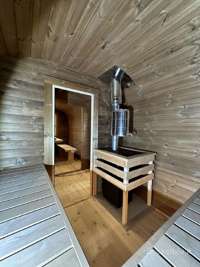 Lauko pirtis- kvadratinė sauna 6m ilgio - nuotraukos Nr. 19