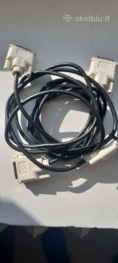 Kabeliai monitoriams:hdmi,dvi-d,display Port, Vga - nuotraukos Nr. 5