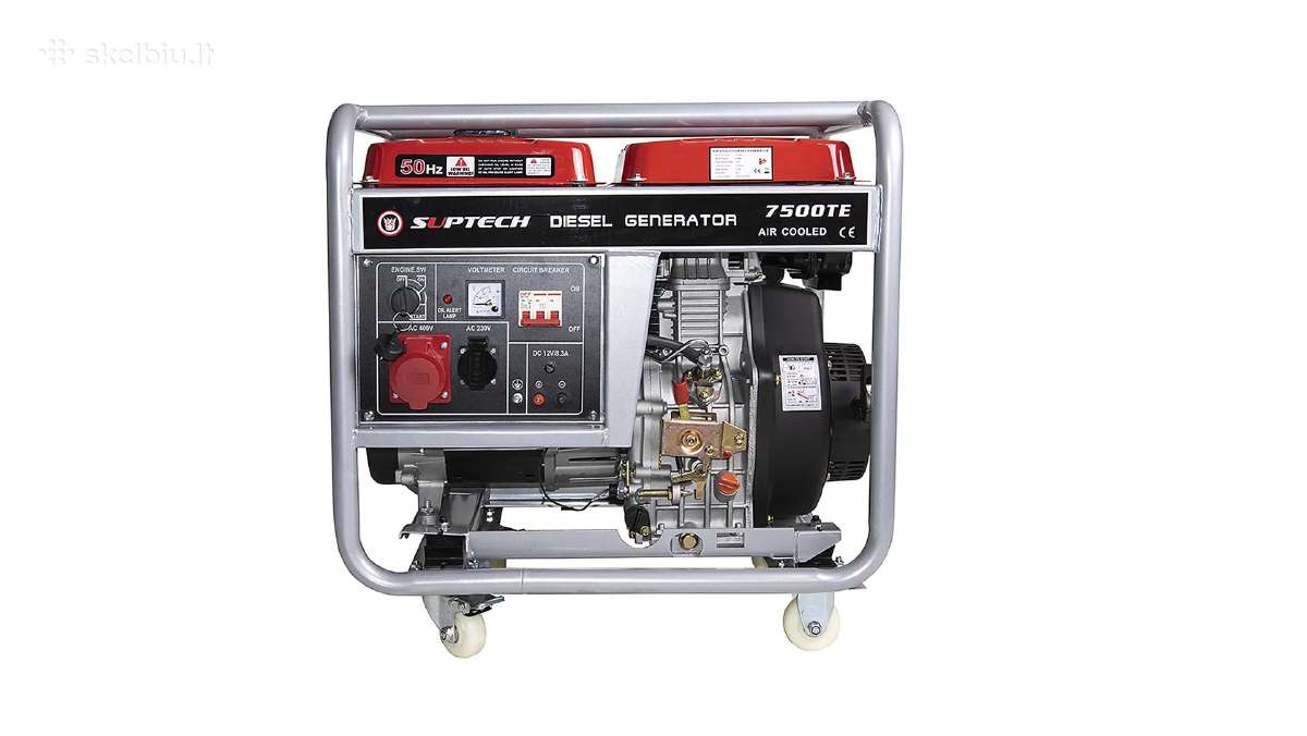 Dyzeliniai generatoriai Suptech 7500te 9500te - nuotraukos Nr. 2