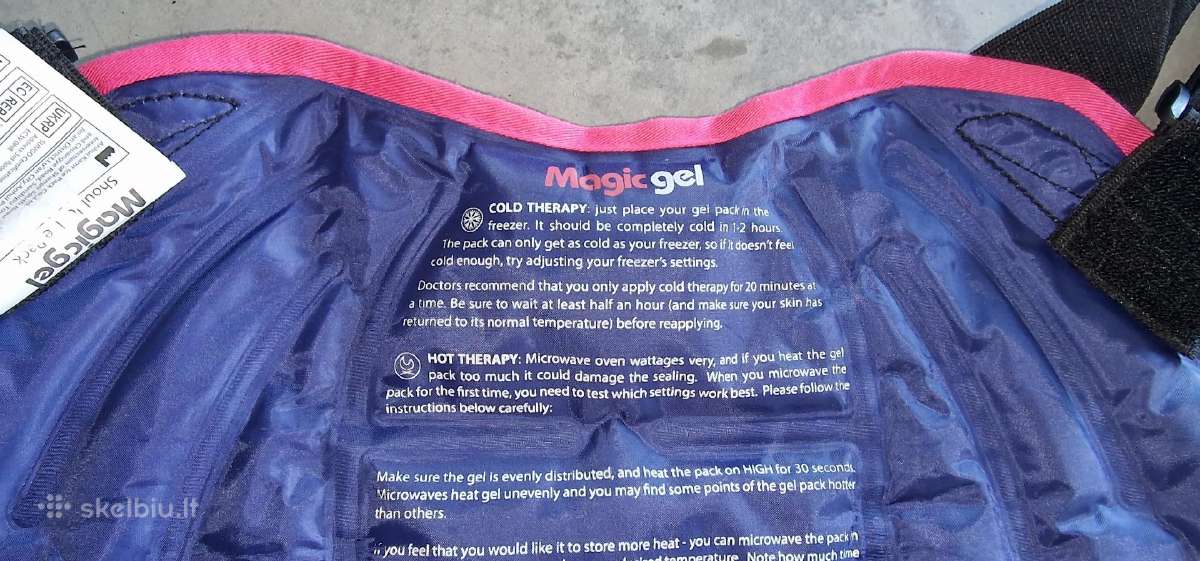Magic Gel peties šildymo, šaldymo įtvaras - nuotraukos Nr. 6