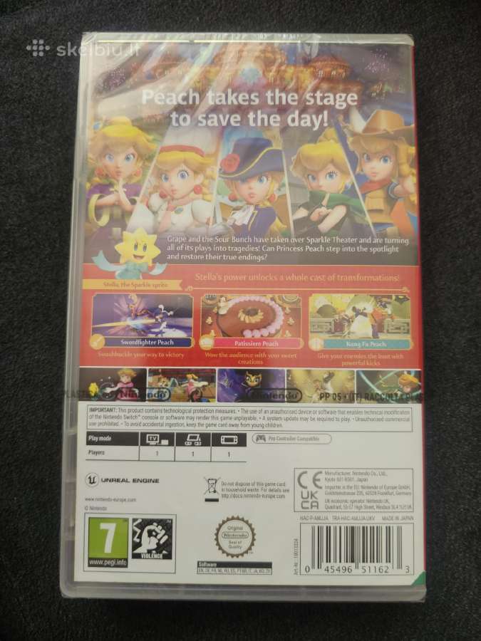 Princess peach nintendo switch - nuotraukos Nr. 2