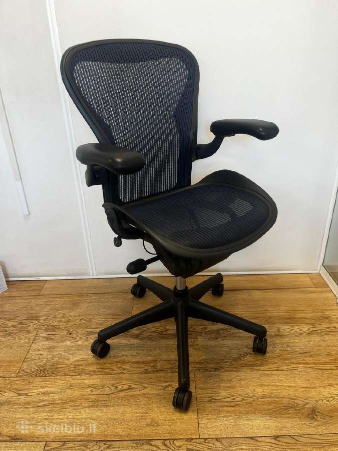 Herman Miller Aeron biuro kėdė mėlyna - nuotraukos Nr. 3