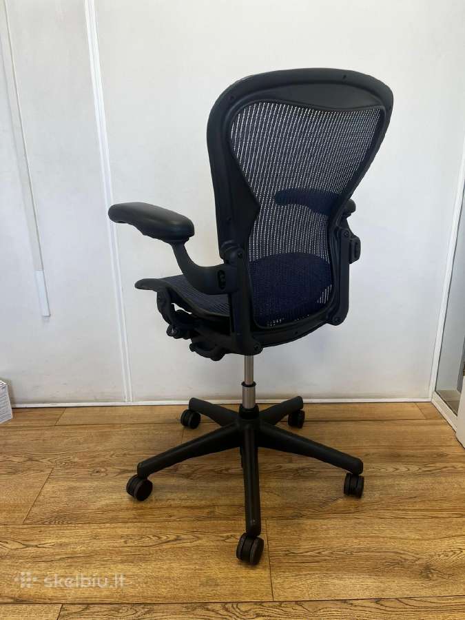 Herman Miller Aeron biuro kėdė mėlyna - nuotraukos Nr. 6