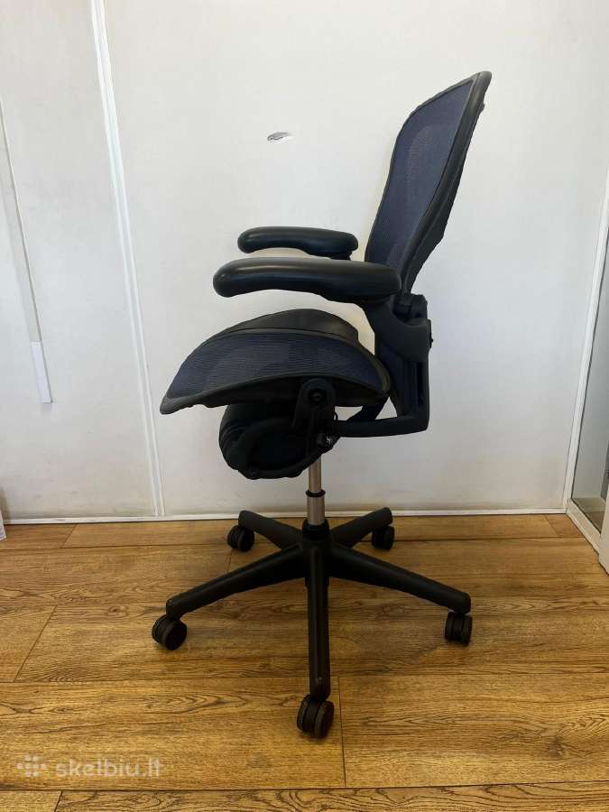 Herman Miller Aeron biuro kėdė mėlyna - nuotraukos Nr. 7