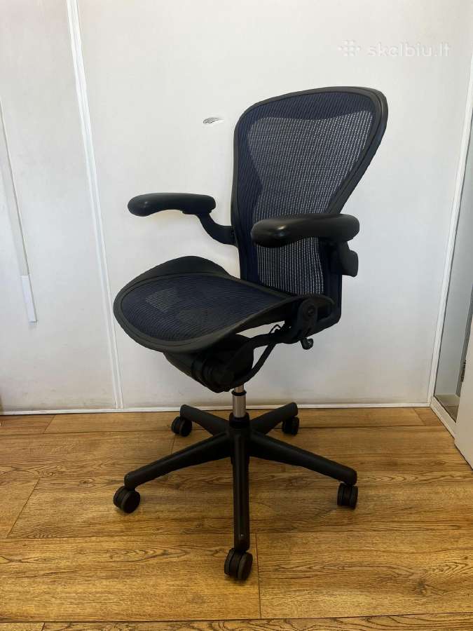 Herman Miller Aeron biuro kėdė mėlyna - nuotraukos Nr. 8