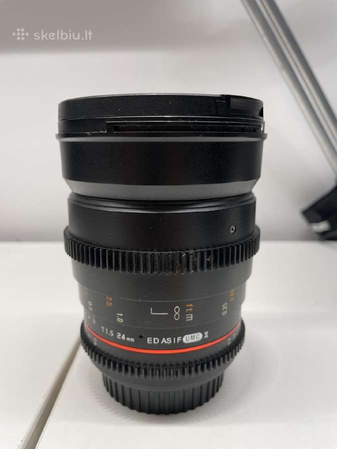 Samyang 24mm T1.5 Canon Ef - nuotraukos Nr. 2
