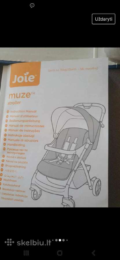 Parduodamas vaikiškas vežimėlis Jole - nuotraukos Nr. 9