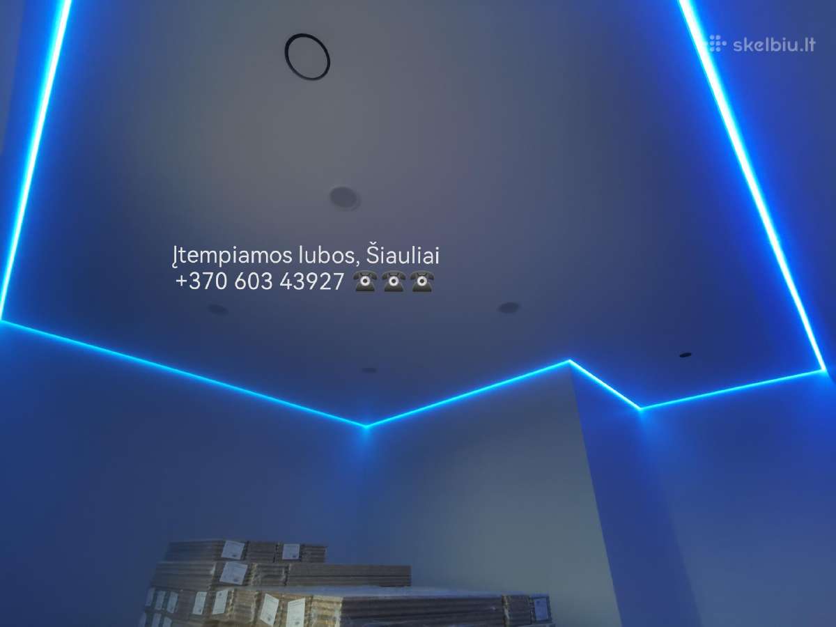 Įtempiamos lubos Šiauliai - nuotraukos Nr. 14