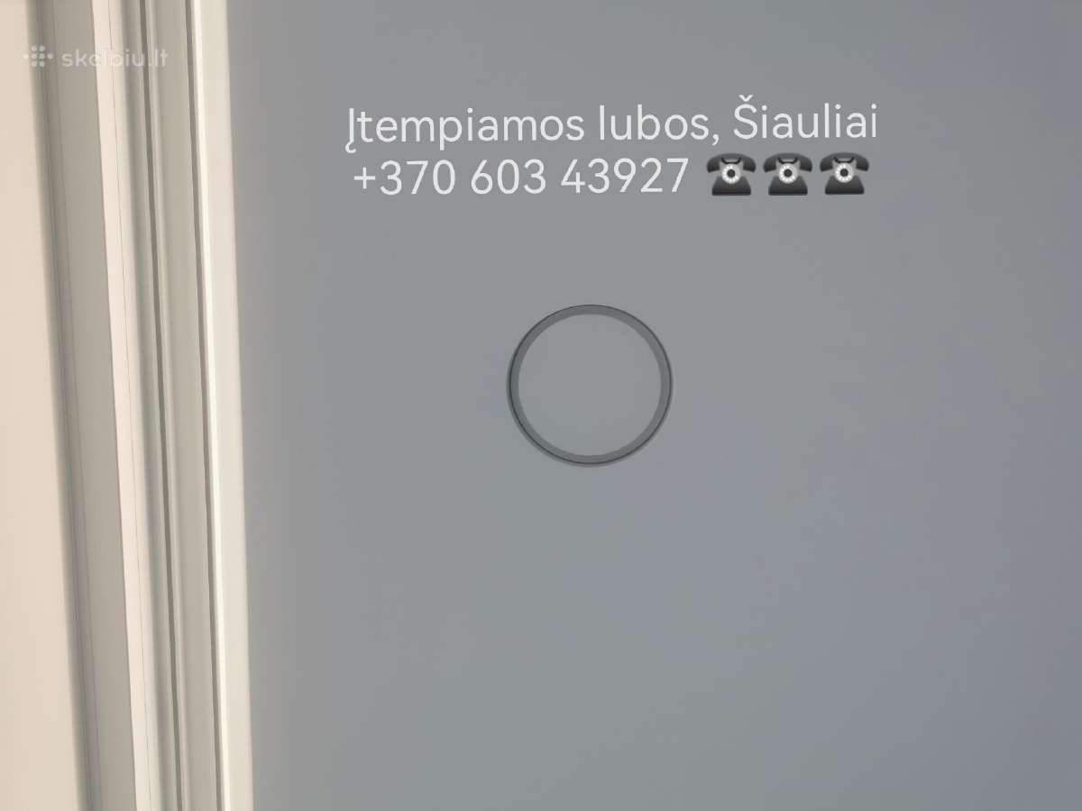 Įtempiamos lubos Šiauliai - nuotraukos Nr. 16