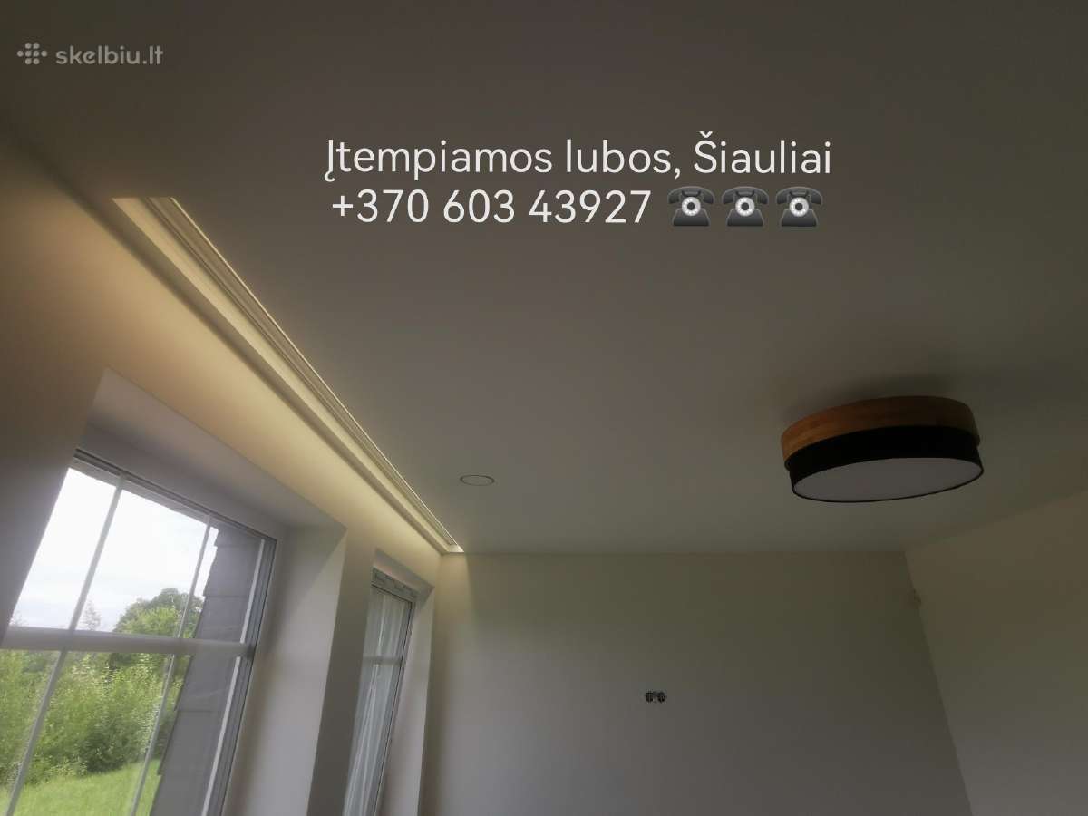 Įtempiamos lubos Šiauliai - nuotraukos Nr. 17